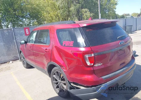 2018 Ford Explorer Xlt из США, поврежденный, VIN 1FM5K7D85JGA25926